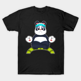 Panda Yoga Fitness Meditation T-Shirt